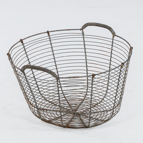 POTATISKORG, metall, 1800-/1900-tal