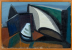GÖSTA ASP (1910-1986), olja på duk, uppklistrad på pannå, monogramsignerad