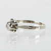 RING, 18k vitguld, med diamant