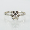 RING, 18k vitguld, med diamant
