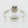 RING, 18k vitguld, med diamant