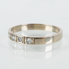 BO CEDERSTAM, ring, 18k vitguld, med mindre diamanter, Stockholm 1975