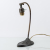 BORDSLAMPA, jugend, patinerad metall, 1900-talets första hälft
