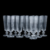 ELIS BERGH, 10 st champagneglas, "Karlberg", Kosta