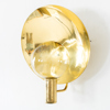 HANS-AGNE JACOBSSON, vägglampa, mässing och glas, modell "V 180", Markaryd, 1900-talets andra hälft