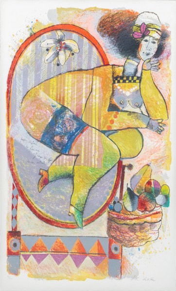 THEO TOBIASSE (Frankrike, 1927-2012), färglitografi, signerad och numrerad 79/250