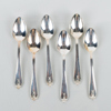 KAFFESKEDAR, 6 st, silver, modell "Vasa", bla GAB 1977