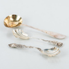 KOMPOTTSKEDAR, 3 st, silver