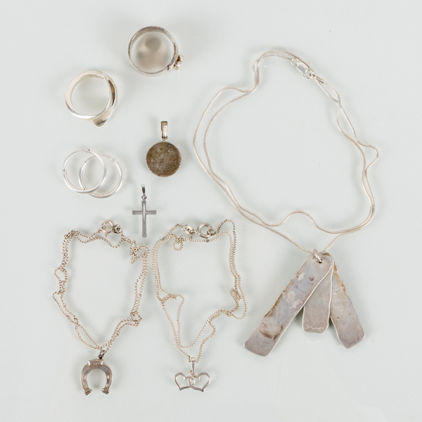 SAMLING SILVERSMYCKEN, bla sterlingsilver, 1900-/2000-tal