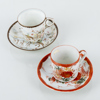 KOPPAR MED FAT, 2 st, risporslin, sannolikt Kina, 1800-tal