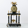 BORDSPENDYL, mässing och marmor, 1800-tal