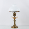 BORDSFOTOGENLAMPA, mässing och glas, 1900-talets första hälft