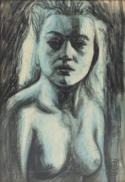 OTTO RYDELIUS (född ?), pastell, signerad och daterad 1956