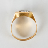 KLACKRING, 18k guld, Einar Bohlin, Linköping 1960 