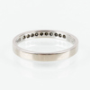RING, 18k vitguld, halvallians, med briljantslipade diamanter