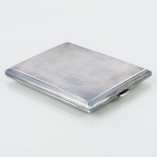 CIGARETTETUI, silver, 1900-talets mitt