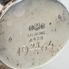 STRÖARE, 1 par, sterlingsilver, England, 1900-tal