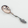 FAT OCH SKED, 3 del, silver, bla 1800-tal