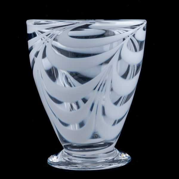 MARGARETA HENNIX, vas, glas, "Garden", Reijmyre glasbruk, 1900-/2000-tal