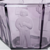 ANTTI SALMENLINNA, skål, glas, "Sju bröder", Riihimäen Lasi, Finland, 1930-/40-tal