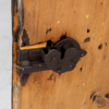 HÖRNSKÅP, allmoge, med datering 1825