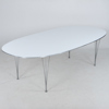 BRUNO MATHSSON OCH PIET HEIN, matbord, "Superellips", Fritz Hansen, Danmark