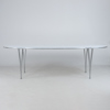 BRUNO MATHSSON OCH PIET HEIN, matbord, "Superellips", Fritz Hansen, Danmark