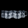 ÖLSEJDLAR, 5 st, glas, "Droppring", Iittala, 1900-talets andra hälft 