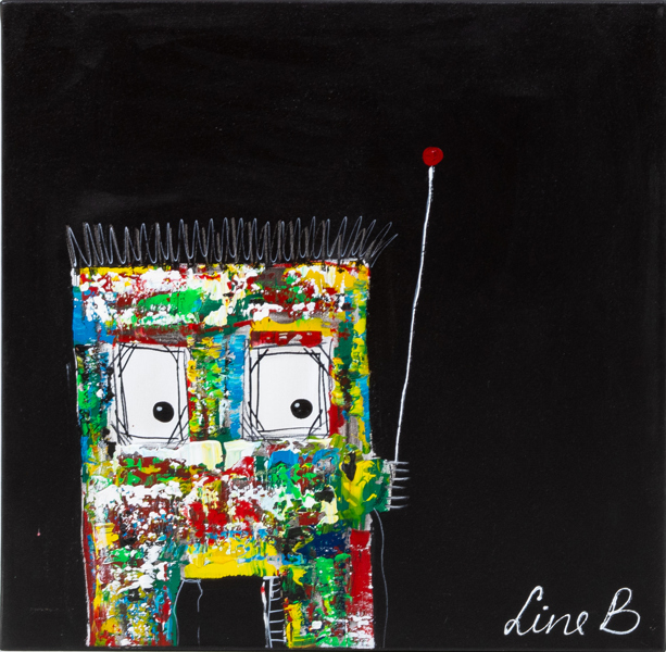 LINE B (Danmark, född ?), olja på duk, 2000-tal