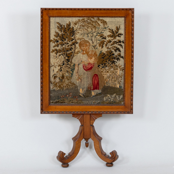 ELDSKÄRM, mahogny, 1800-talets andra hälft 