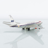 MODELLFLYGPLAN, plåt, Scandinavian Airlines System SK-SAS, Tomiyama, Japan