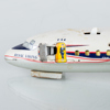 MODELLFLYGPLAN, plåt, Scandinavian Airlines System SK-SAS, Tomiyama, Japan