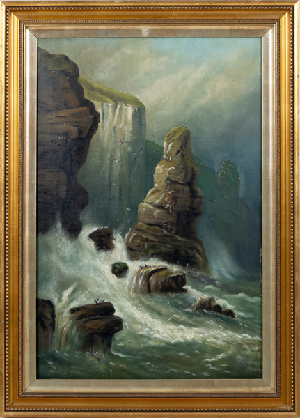 OKÄND KONSTNÄR, olja på duk, 1900-tal, osignerad