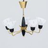TAKLAMPA, mässing, 1950-/60-tal