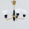 TAKLAMPA, mässing, 1950-/60-tal