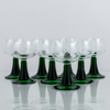 VITVINSREMMARE, 8 st, glas, 1900-/2000-tal