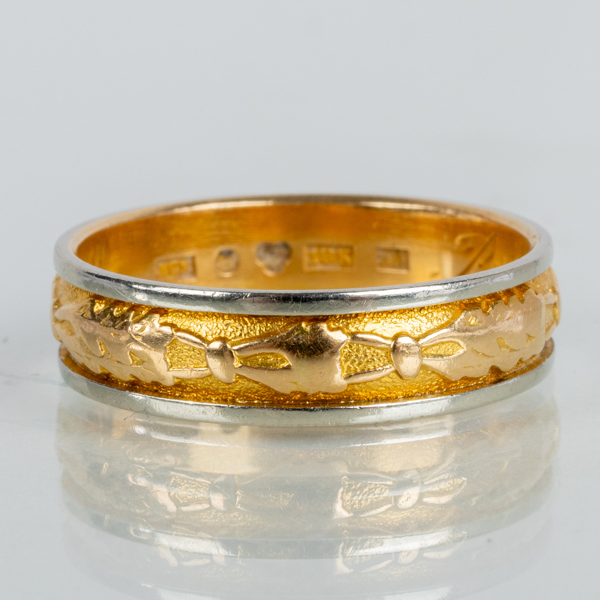 RING, 18k guld och vitguld, ECE 1966