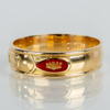 RING, 18k guld, vikt ca 7,2 g 