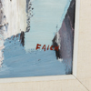 GÖSTA FALCK (född ?), olja på duk, signerad