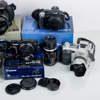 SAMLING KAMEROR, bla systemkameror och digitalkameror, Fujifilm, Canon mm
