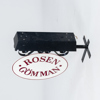 BUTIKSSKYLT, metall, "Rosengömman", 1900-talets mitt
