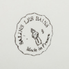 ASSIETTER, 8 st, fajans, Salins de bains, Frankrike, sent 1900-tal