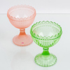 ARMI RATIA, 2 st skålar på fot, glas, "Mariskooli", Marimekko / Iittala, Finland