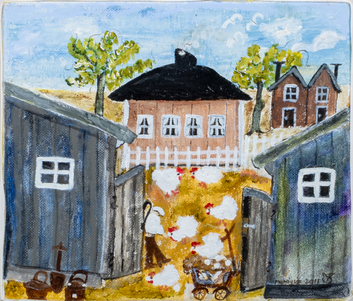 MONIQUE LÖFGREN-ANDERSSON (född ?), olja på duk, signerad och daterad 2011