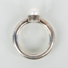RING, sterlingsilver, med odlad pärla, 1900-/2000-tal