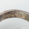 RINGAR, 2 st, sterlingsilver, bla med bärnsten Trelleborg 1972