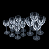 BERTIL VALLIEN, 12 st, vinglas och starkvinsglas, "Chateau", Kosta Boda