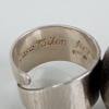 ROSA TAIKON & BERNDT JANUSCH, ring, sterlingsilver, 1992