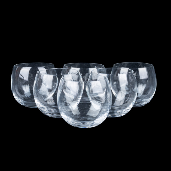 BERTIL VALLIEN, 6 st whiskyglas, "Chateau", Kosta Boda