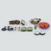 SAMLING SMYCKEN, hantverk i olika material bla silver, 1900-/2000-tal